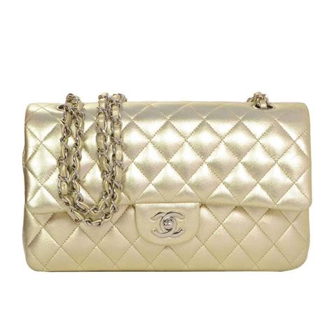 chanel classic bag gold|chanel classic shopping bag.